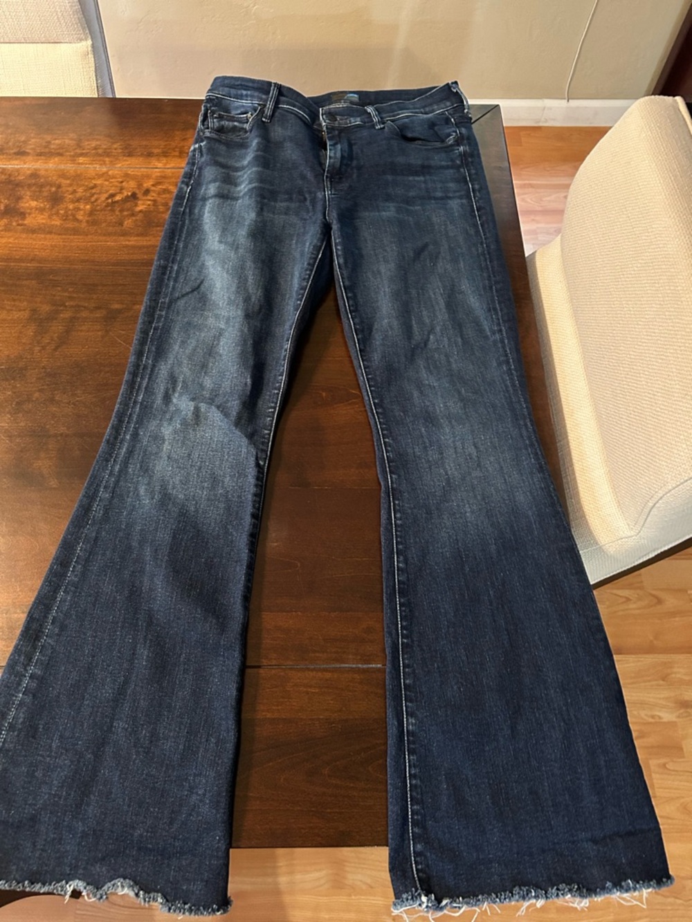 MOTHER, worn once weekender gray mint condition color with Subtle Fade